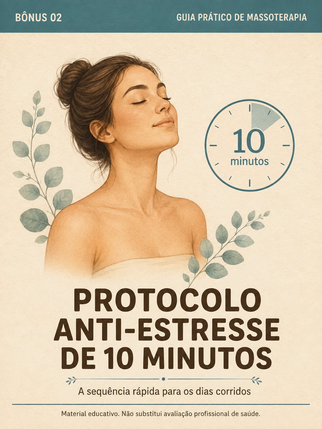Mockup do bônus Protocolo Anti-Estresse de 10 Minutos